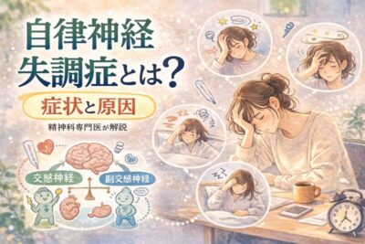 自律神経失調症とは？精神科専門医が解説のアイキャッチ画像