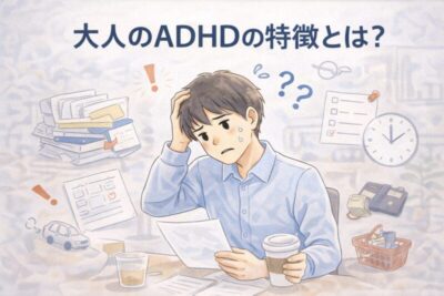 大人のADHDの特徴とは?よくある質問を精神科専門医が解説のアイキャッチ画像