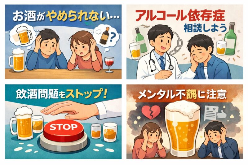 お酒がやめられないのは意思が弱いから？｜精神科専門医が解説