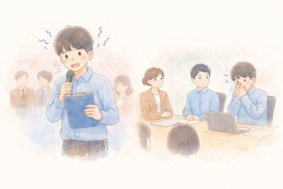 人前で緊張してしまう「あがり症」について よくある質問を精神科専門医が解説のアイキャッチ画像