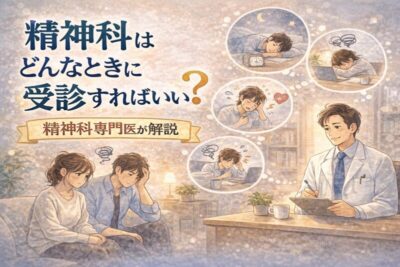 精神科の受診を迷っている方へ！精神科専門医が解説のアイキャッチ画像