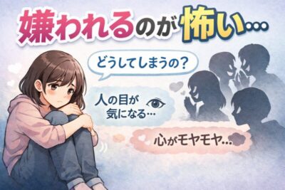 嫌われるのが怖いのはなぜ？｜人の目が気になる原因と対処法を精神科専門医が解説のアイキャッチ画像