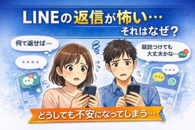 LINEの返信が怖い…それはなぜ？｜精神科専門医が解説のアイキャッチ画像