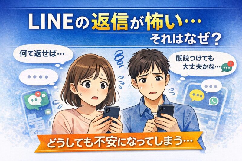 LINEの返信が怖い…それはなぜ？｜精神科専門医が解説