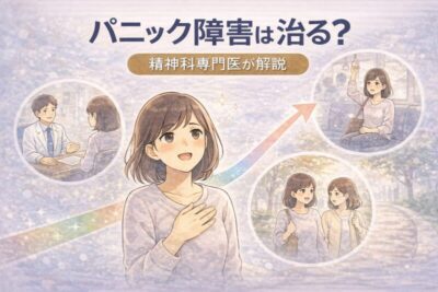 パニック障害は治る？回復までの流れ　精神科専門医が解説のアイキャッチ画像