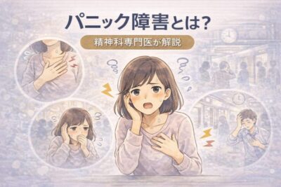 突然の動悸や息苦しさ　「パニック障害」とは？精神科専門医が解説のアイキャッチ画像