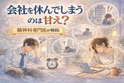 会社を休んでしまう。これって悪いの？精神科専門医が解説のアイキャッチ画像