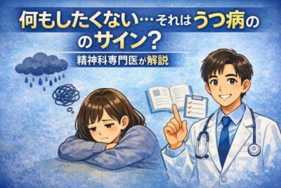何もしたくない…それはうつ病のサイン？精神科専門医が解説のアイキャッチ画像