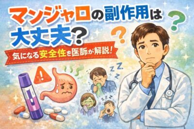 「マンジャロの副作用は大丈夫？」気になる安全性を医師が解説のアイキャッチ画像