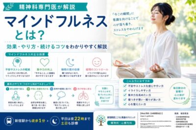マインドフルネスとは?効果ややり方を精神科専門医が解説のアイキャッチ画像